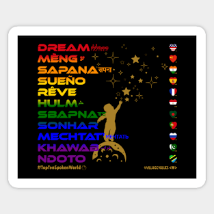 DREAM: Say ¿Qué? Top Ten Spoken (World) (Rainbow) Sticker